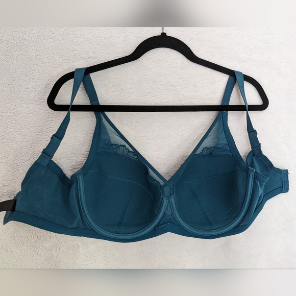 Understance Ivy Bra, Blue Coral, 32H, Lightly Padded, Underwire - Picture 5 of 6